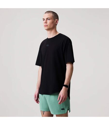 Mens Everest Dart Tech T-shirt Black Canterbury