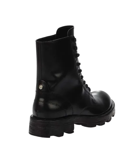 Bottines De Combat Hammer Femme Noir Diesel