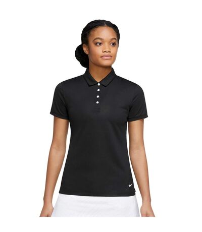 Nike Womens/Ladies Victory Solid Polo Shirt (Black/White)