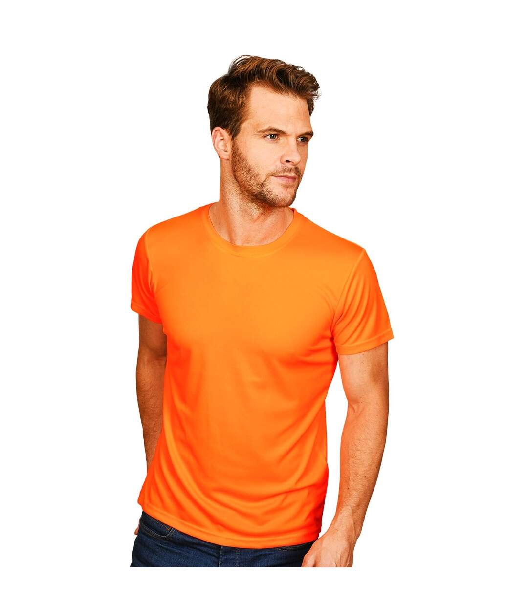Casual Classics Mens Original Tech T-Shirt (Cyber Orange)