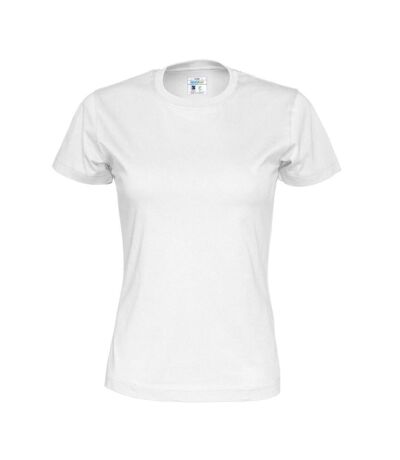 Womens/ladies Organic T-shirt White Cottover