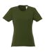 T-shirt heros femme vert kaki Elevate