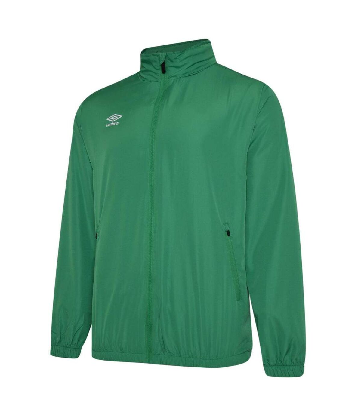 Umbro Mens Club Essential Light Waterproof Jacket (Emerald)