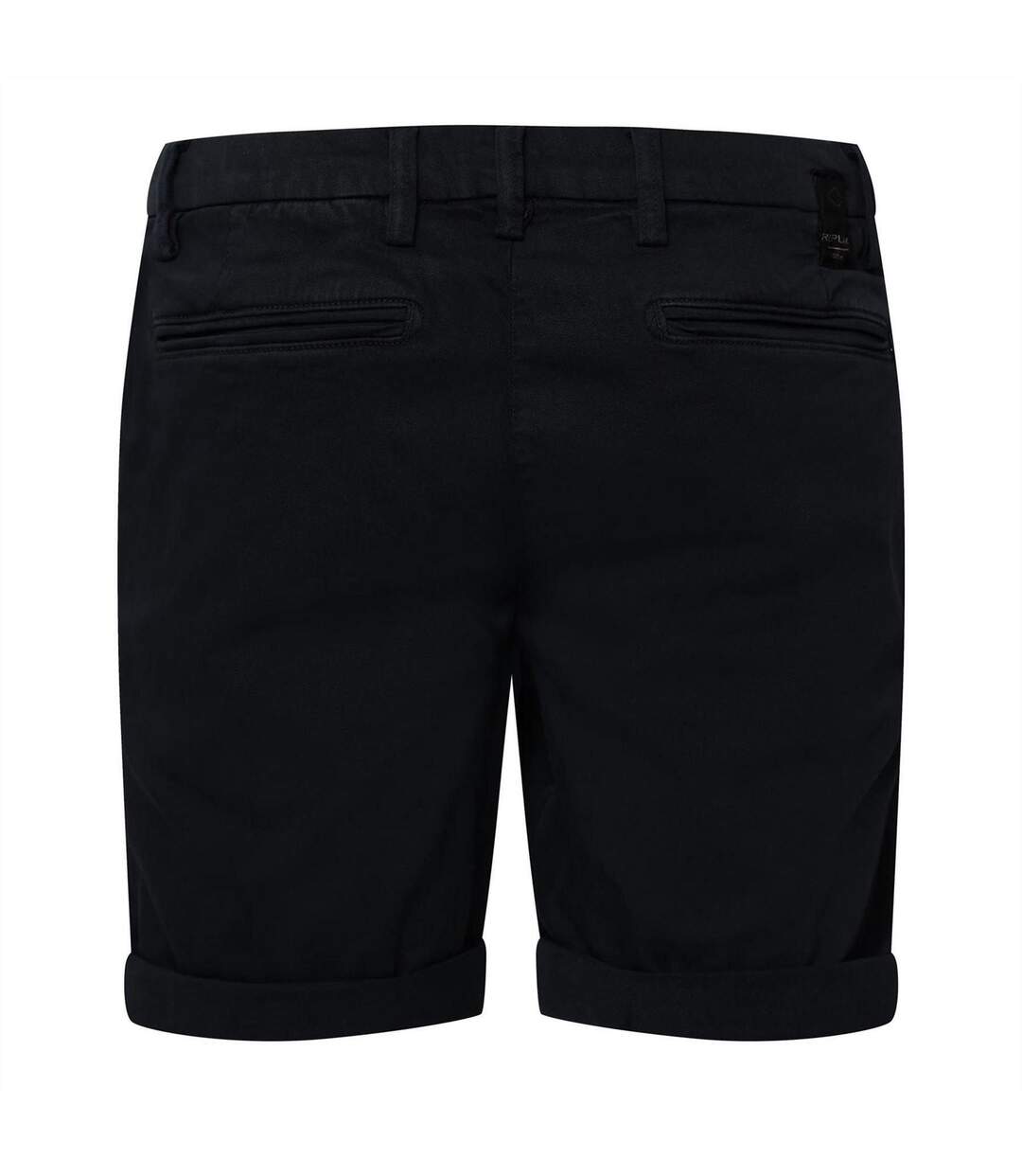 Mens Chino Shorts Blue Replay-2