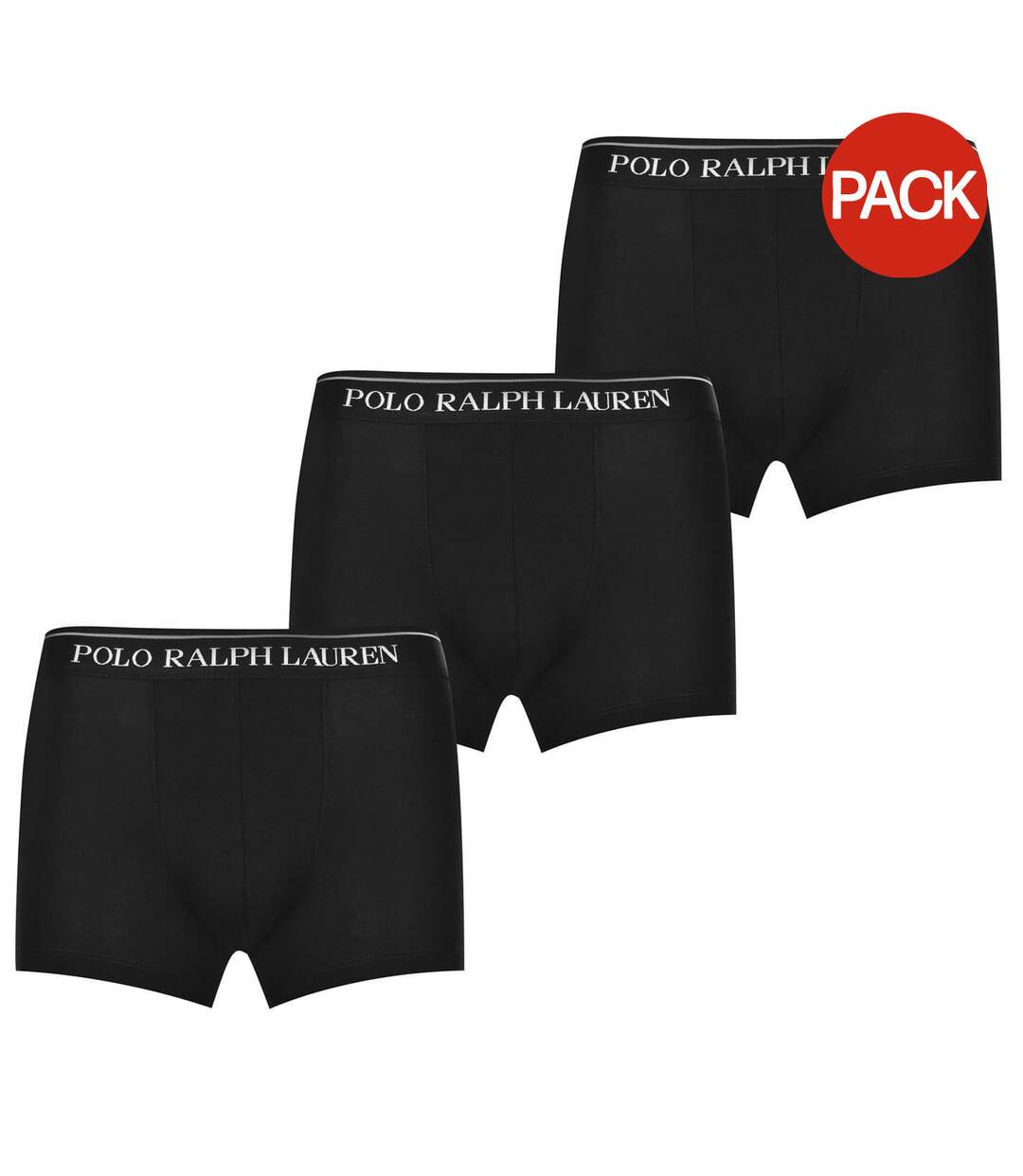 Pack Of 3  Mens Boxer Shorts  Black Ralph Lauren-1