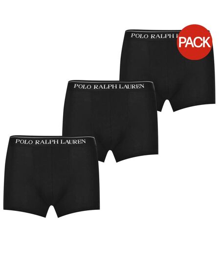 Pack Of 3  Mens Boxer Shorts  Black Ralph Lauren