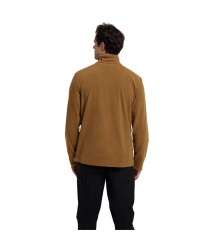 Mens camber ii half zip fleece top mustard Mountain Warehouse