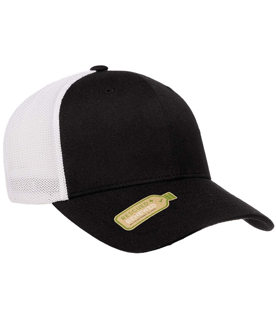 Casquette adulte noir / blanc Flexfit-4