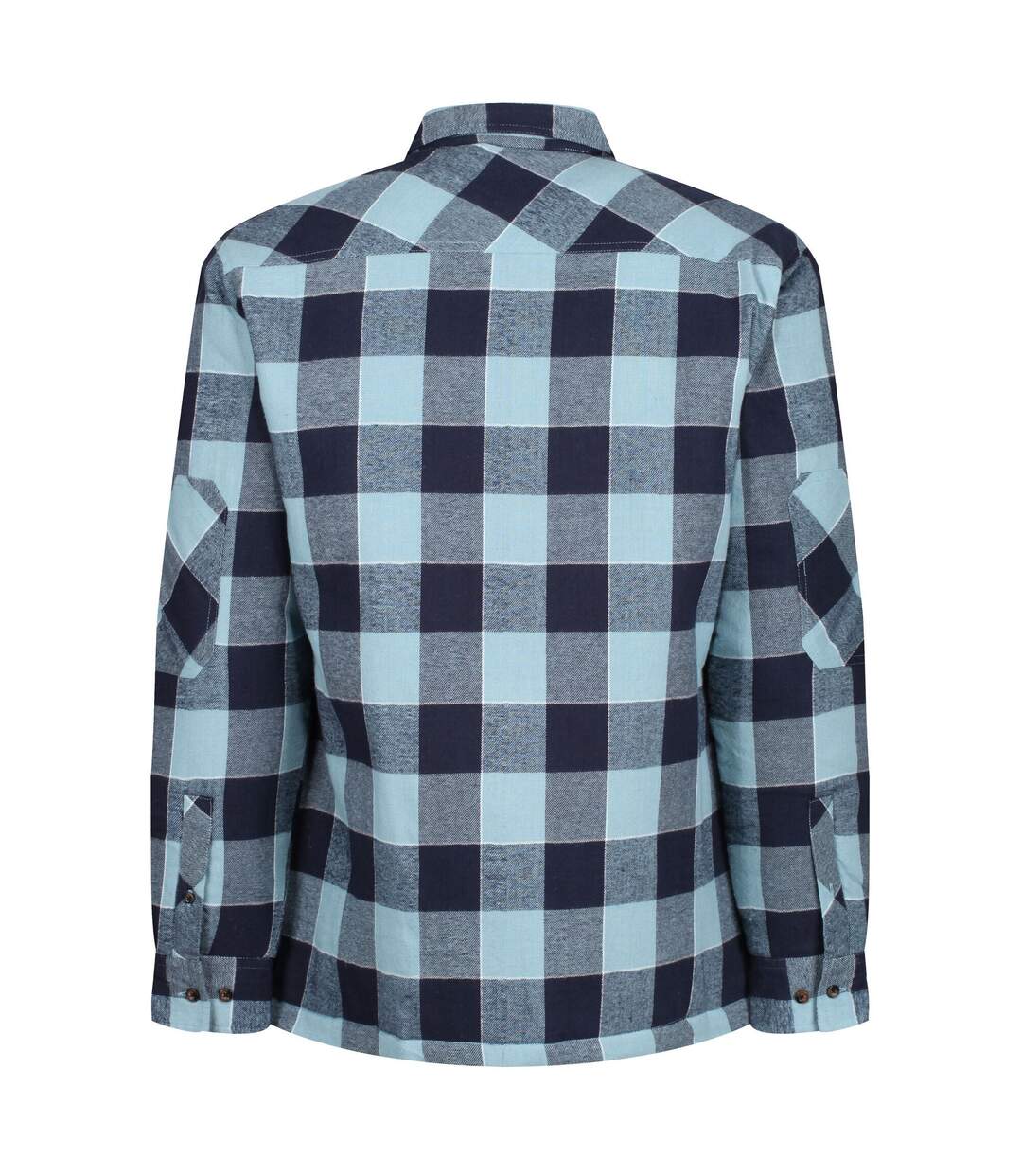 Mens shelford checked padded shirt blue Regatta