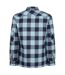 Regatta Mens Shelford Checked Padded Shirt (Blue) - UTRG6788