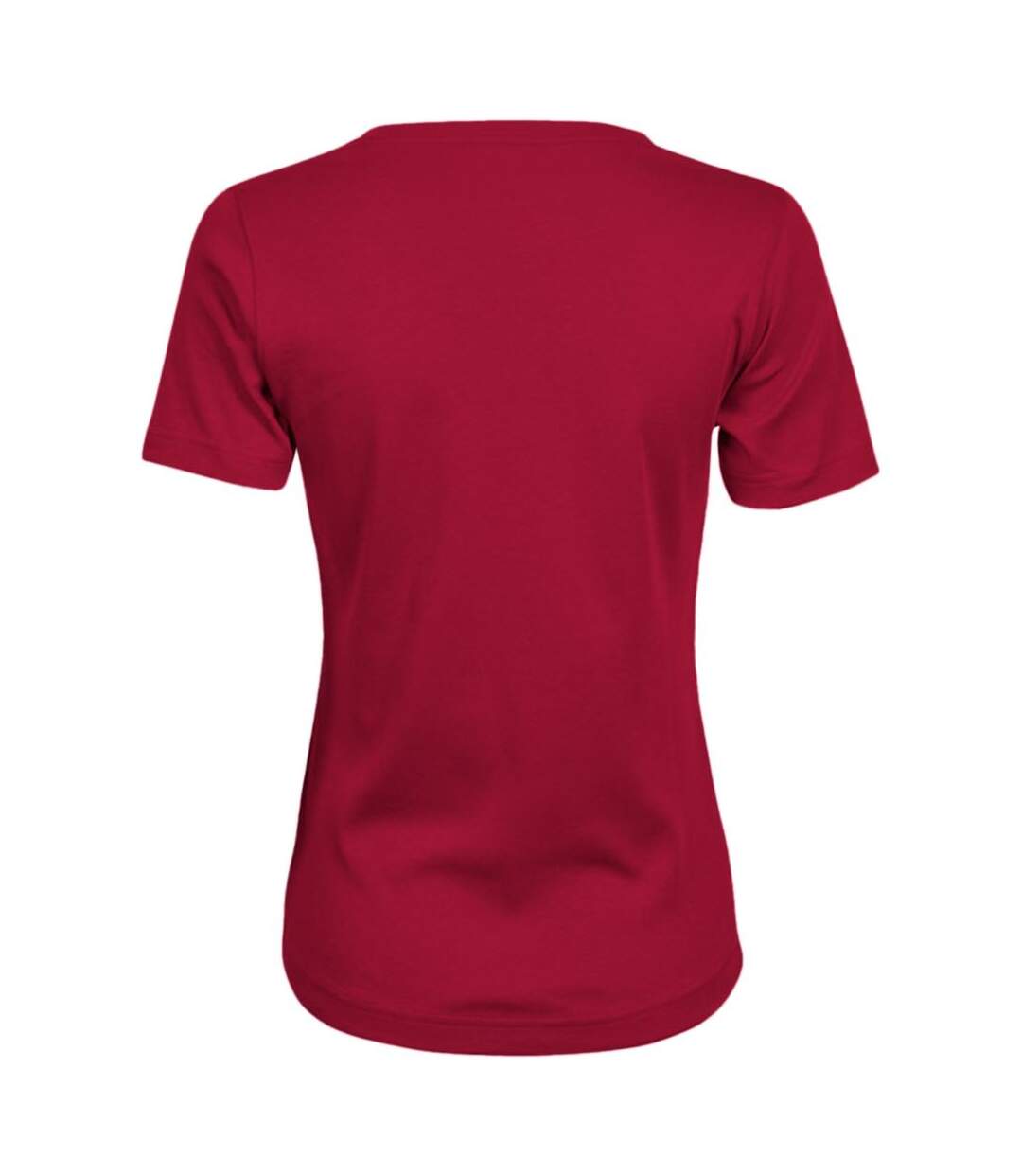T-shirt À Manches Courtes 100% Coton Femme Rojo Profundo Tee Jays-2
