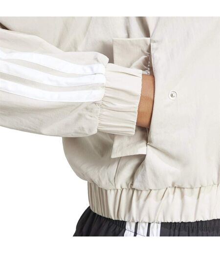 Blouson Aviateur Femme Beige Adidas