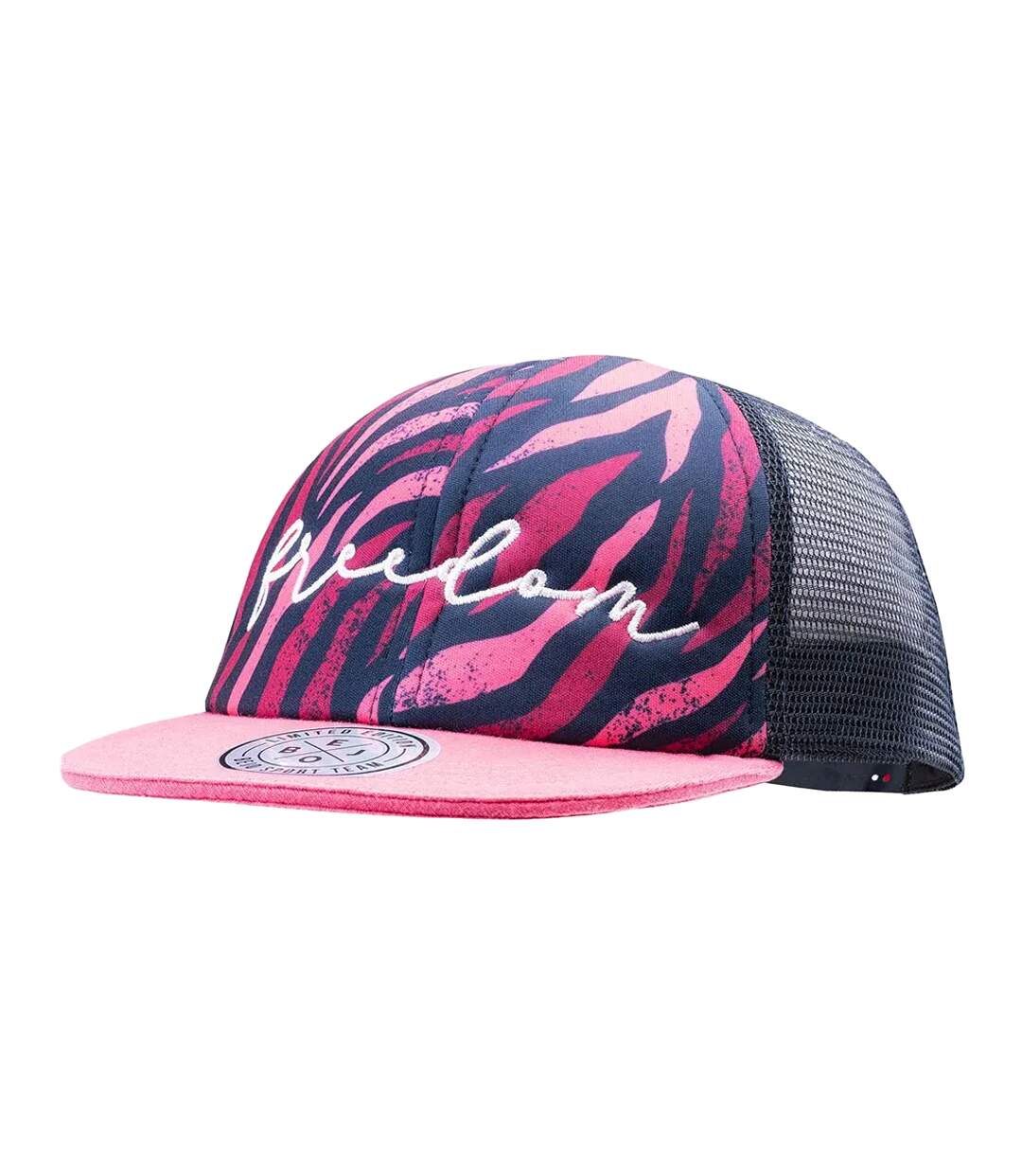 Casquette Logan Enfant Bleu Marine Rose Bejo-2