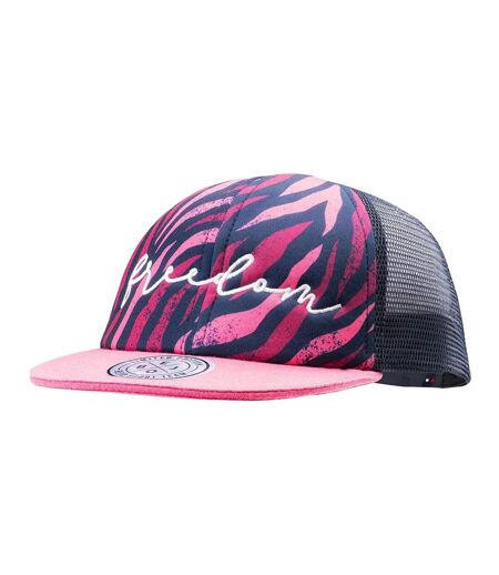 Casquette Logan Enfant Bleu Marine Rose Bejo
