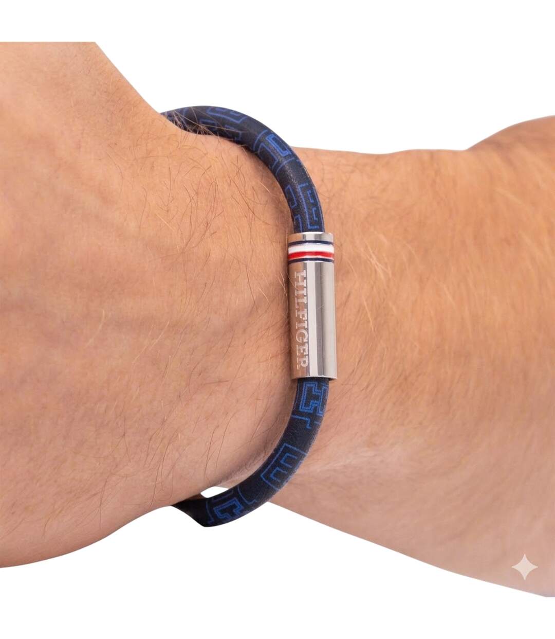 Leather Everyday Bracelet One Size Blue Tommy Hilfiger-3