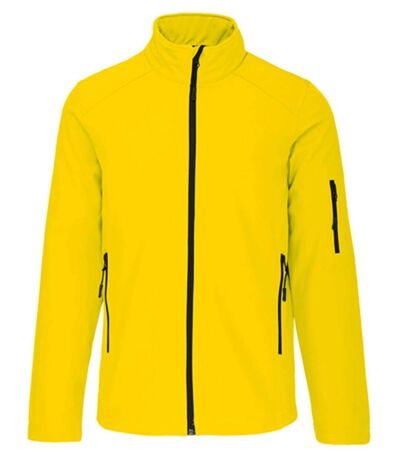 Veste softshell 3 couches - Homme - K401 - jaune fluo