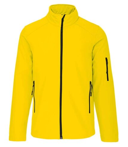 Veste softshell 3 couches - Homme - K401 - jaune fluo