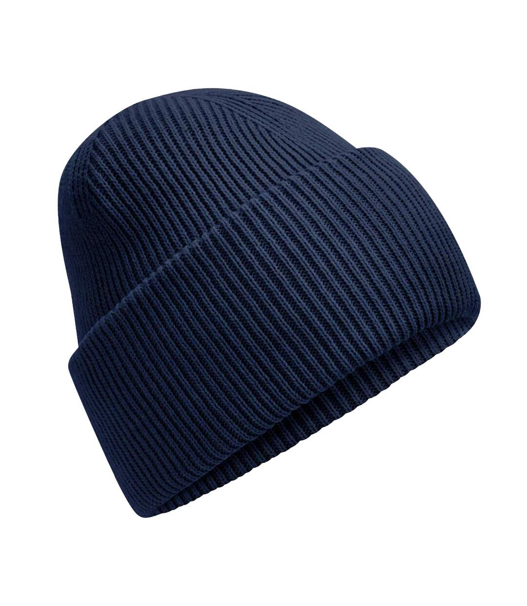 Bonnet Classic Deep Adulte Bleu Marine Français Beechfield-1