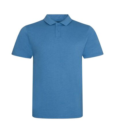 AWDis Mens Tri-Blend Polo Shirt (Heather Sapphire) - UTPC2971