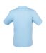 Henbury Mens Coolplus® Pique Polo Shirt (Light Blue)