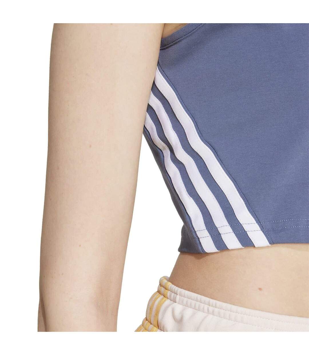 Womens/ladies Future Icons 3 Stripes Slim Tank Top Preloved Ink Adidas-4