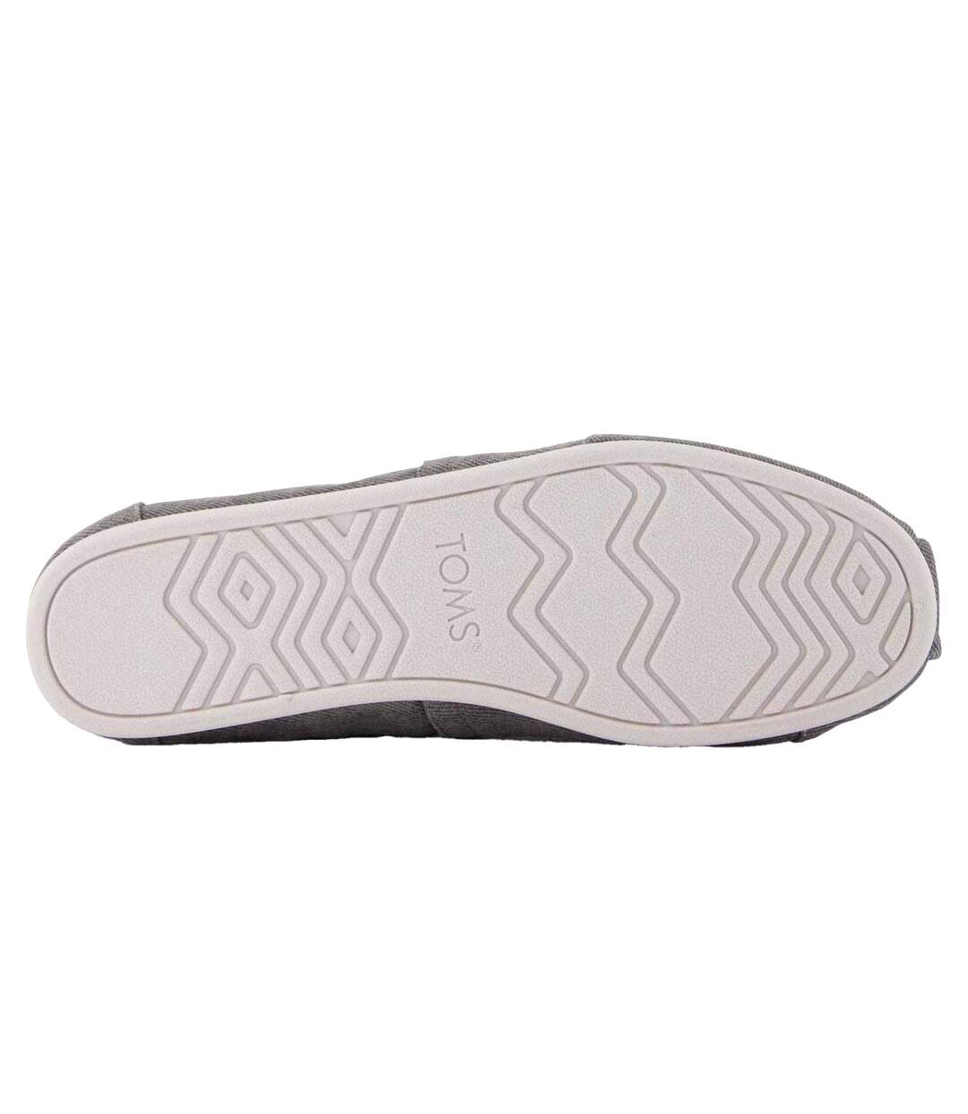 Mens Alpargata Classic Canvas Espadrilles Grey Toms-3