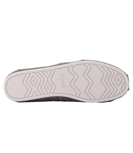Mens Alpargata Classic Canvas Espadrilles Grey Toms