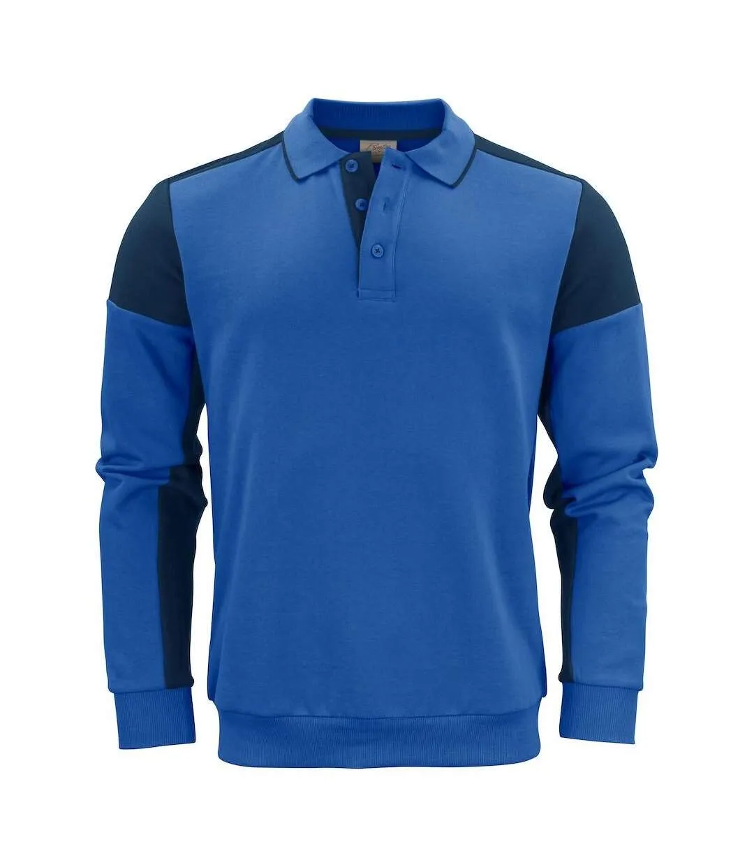 Polo Sweat Prime Adulte Bleu Cobalt Bleu Marine Printer-1