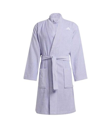Peignoir Manches Longues Motif/style Logo Brodé Homme Lilas Adidas