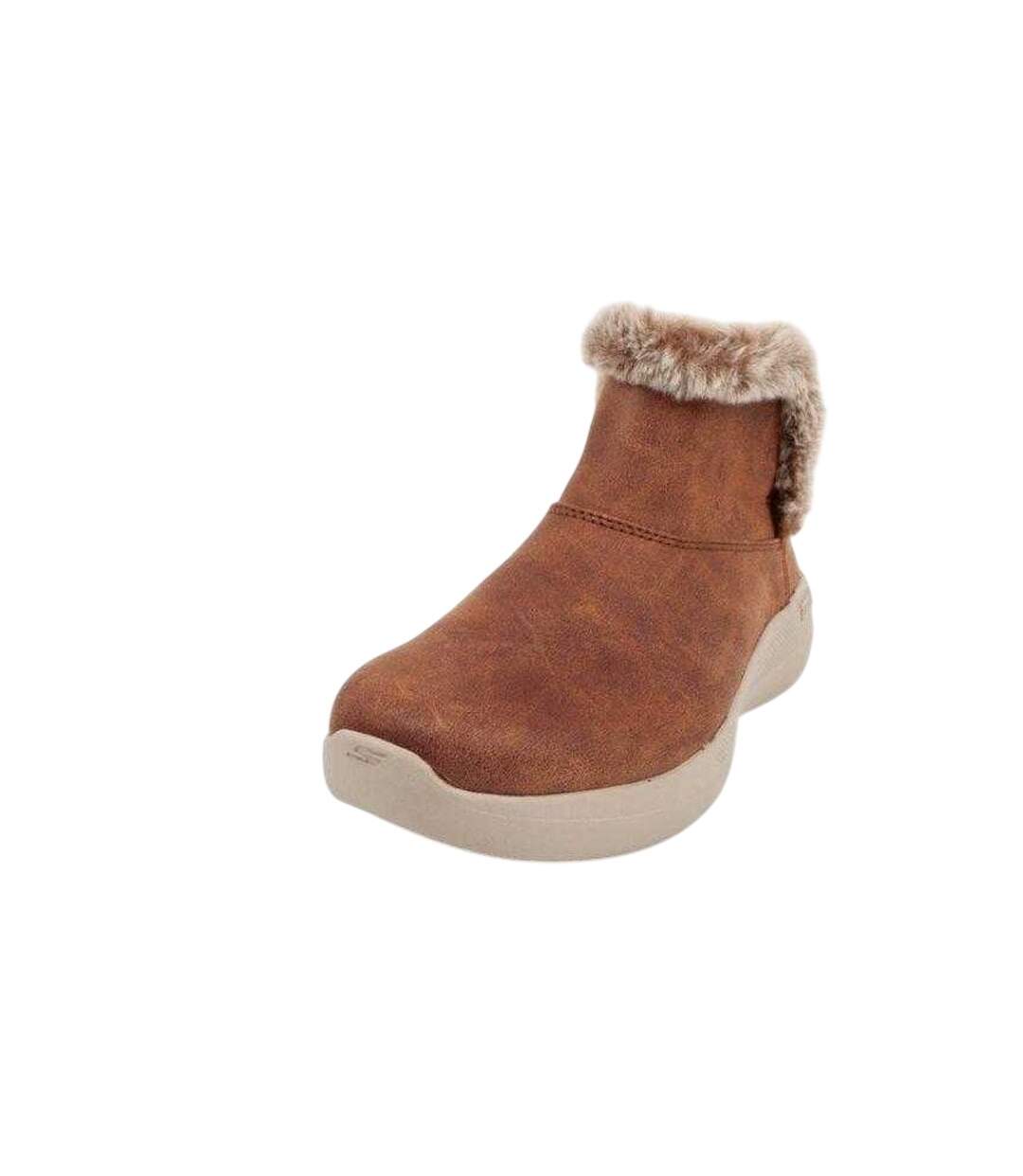 Après-skis Go Walk Femme Marron Skechers-1