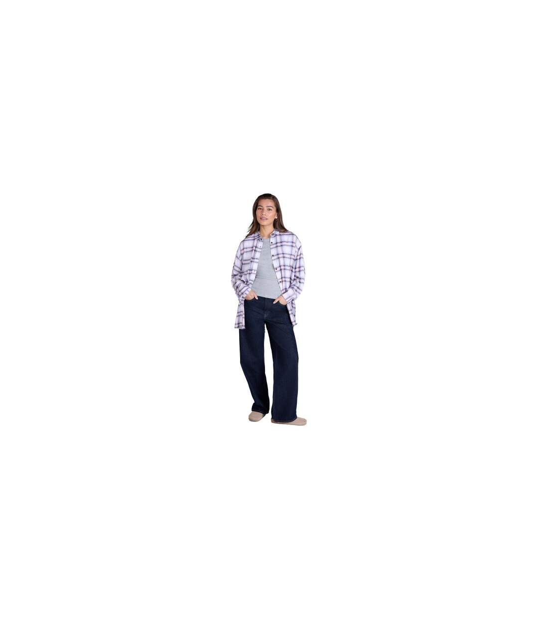 Chemisier Masie Femme Violet Foncé Animal-1