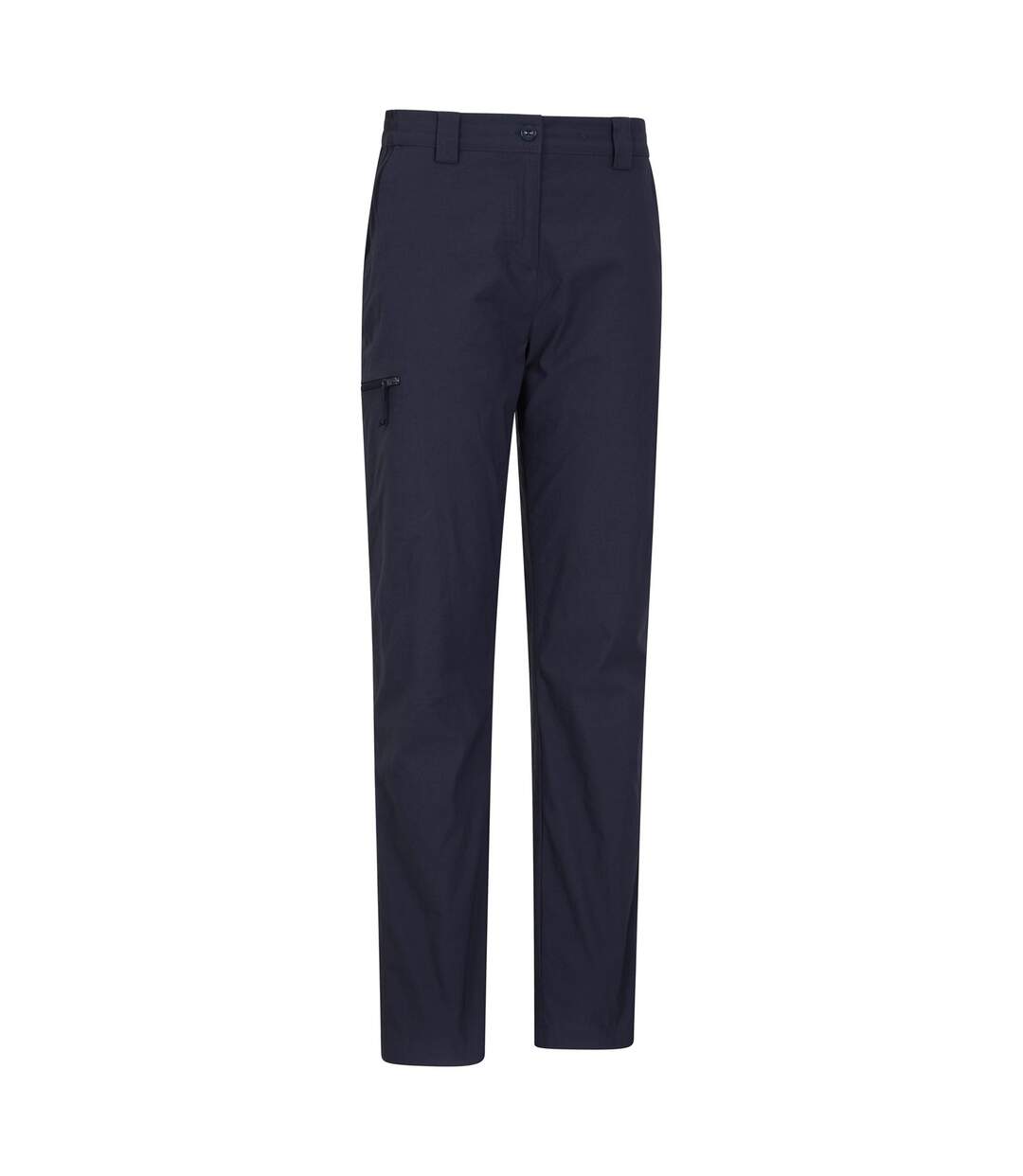 Womens/ladies Hiker Stretch Short Winter Trousers Navy Mountain Warehouse-4