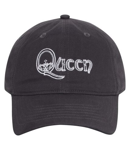 Amplified Queen Embroidered Cap (Charcoal)