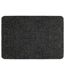 Basic ribbed indoor door mat 40cm x 60cm anthracite Groundsman