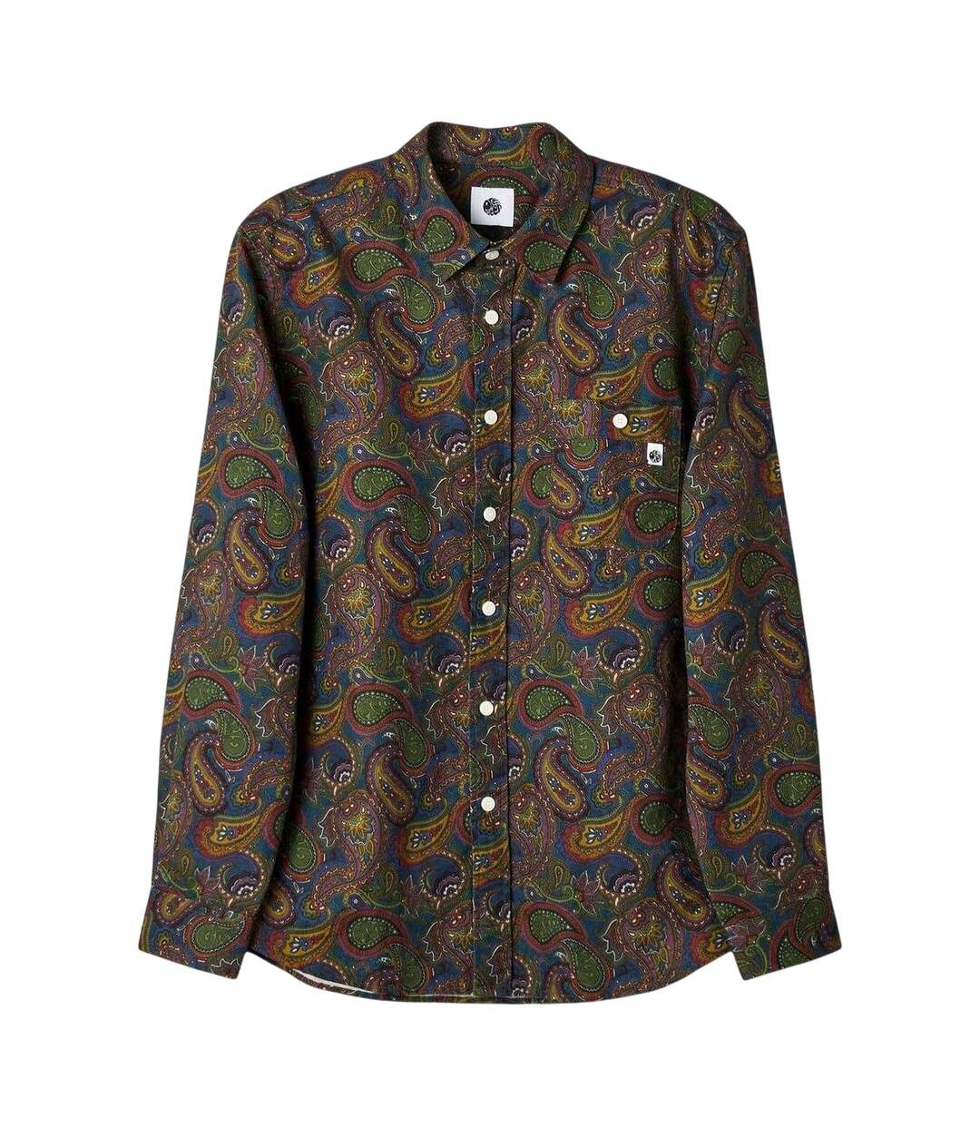 Mens 15th Anniversary Regular Button-down Shirt Multicoloured Pretty Green-2