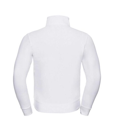 Mens Authentic Sweat Jacket White Russell