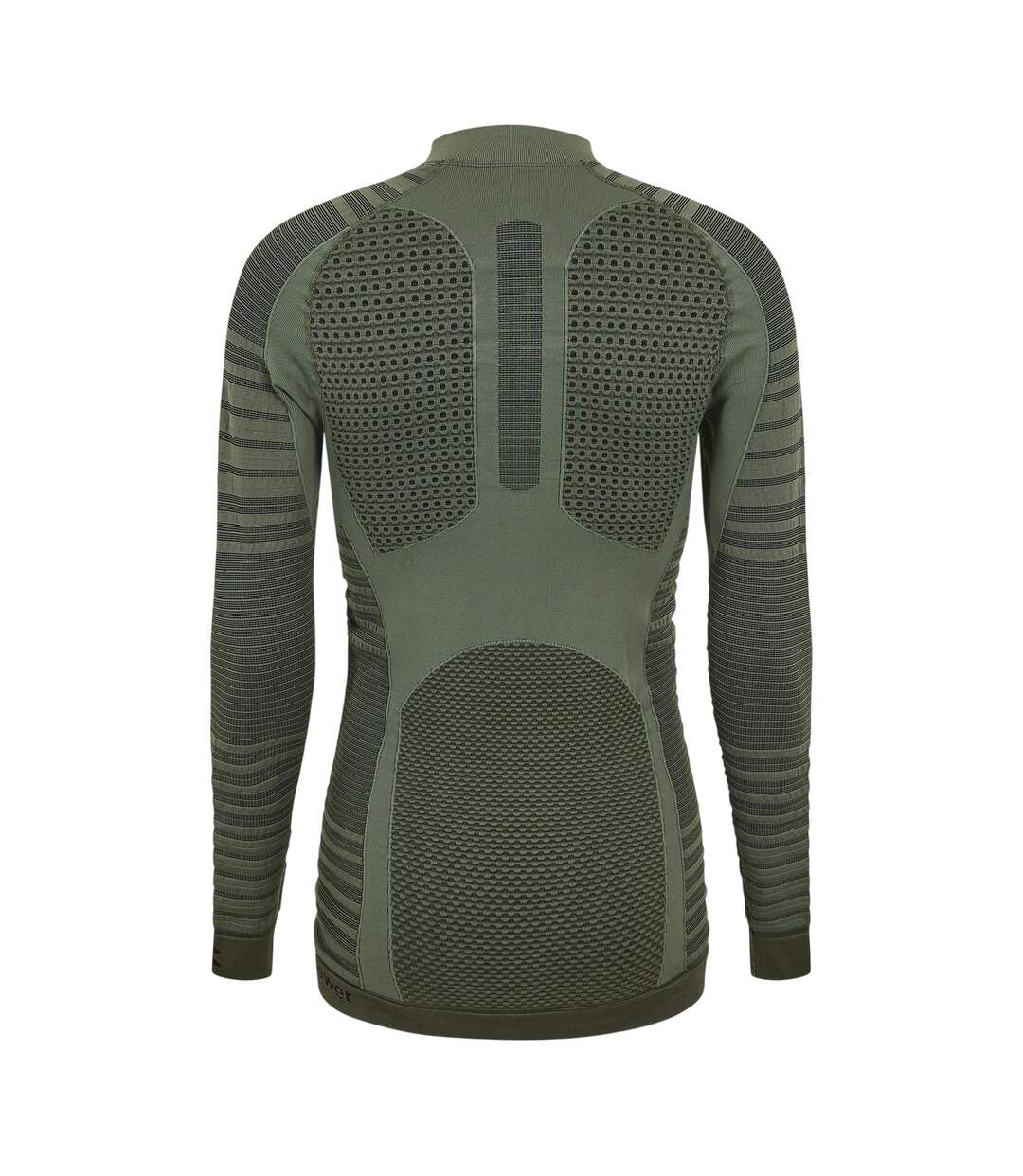 Mens Quarter Zip Long-sleeved Top Green Diadora-2