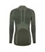 Mens Quarter Zip Long-sleeved Top Green Diadora-2