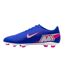Chaussures De Foot Pour Terrain Ferme Mercurial Adulte Bleu Blanc Rose Nike-3