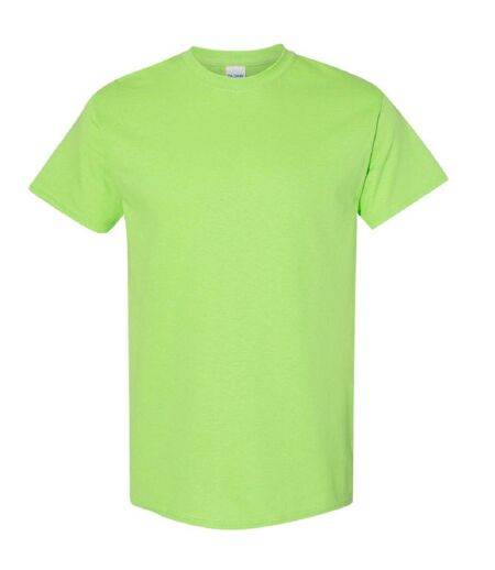 Gildan Mens Heavy Cotton Short Sleeve T-Shirt (Lime)