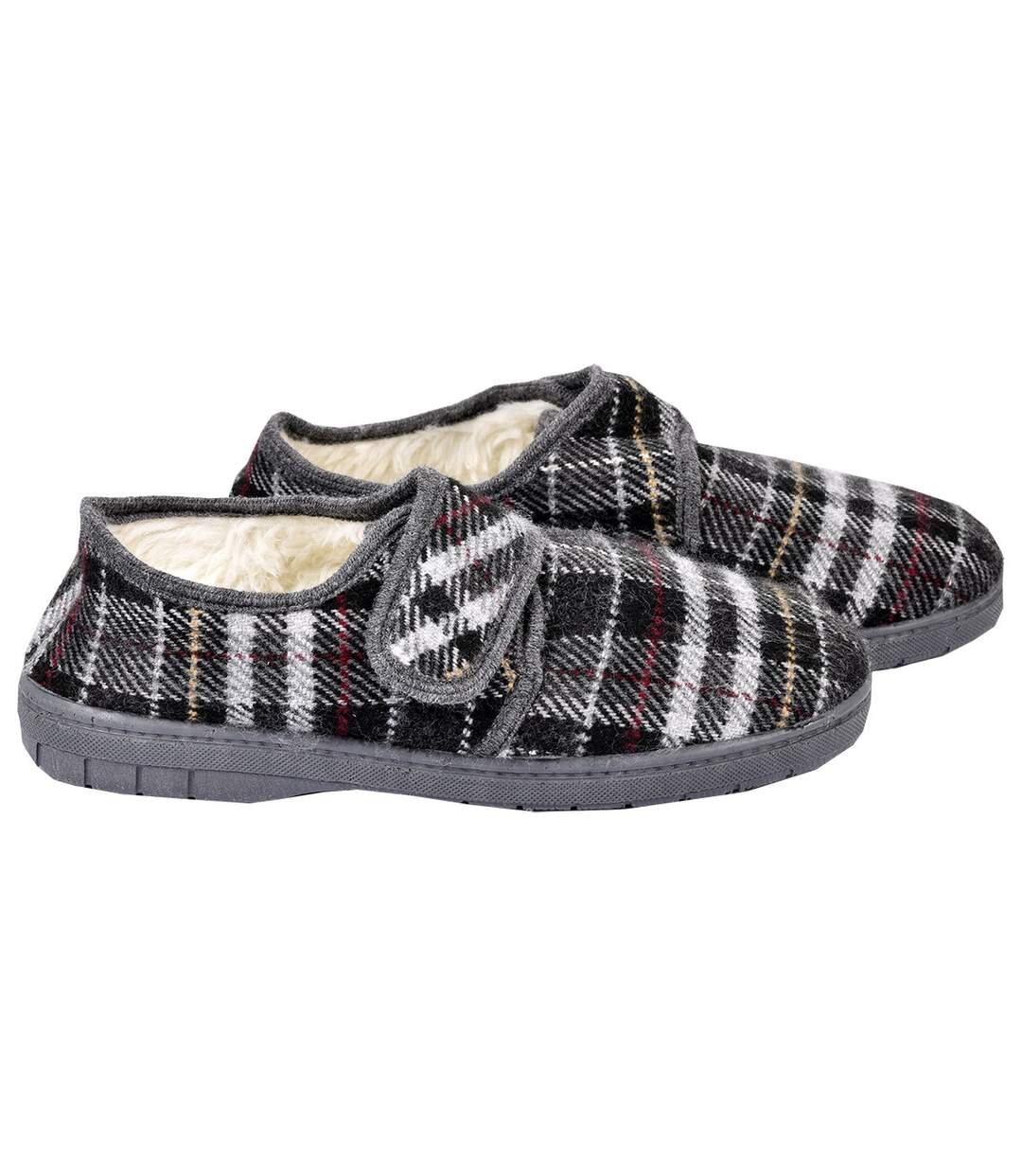 CHARENTAISE Homme Pantoufle PREMIUM 980PANO GRIS-2