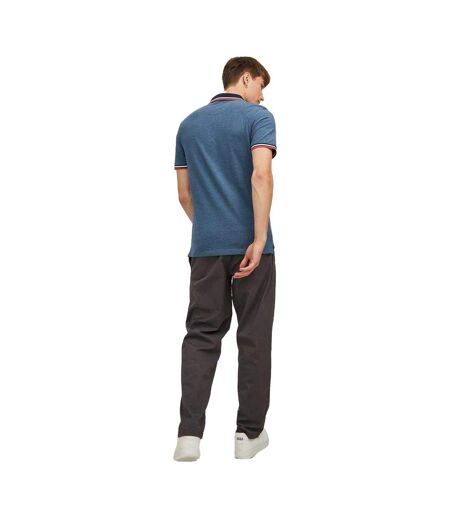 Polo Manches Courtes Homme Bleu Ciel Jack And Jones