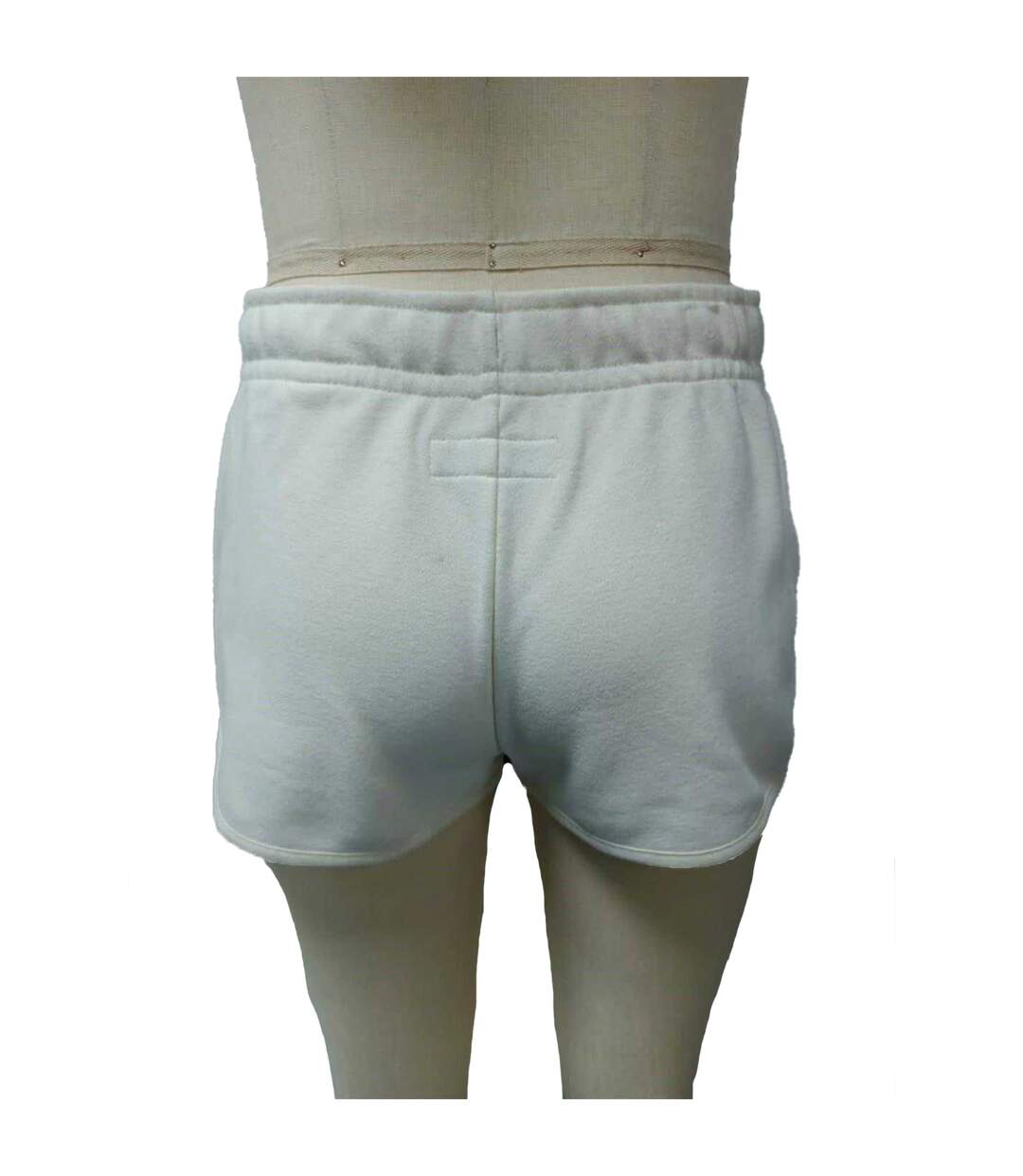Womens/ladies Curved Sweat Shorts Vintage White Jack Wills-2
