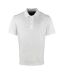 Polo coolchecker homme blanc Premier