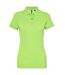 Asquith & Fox Womens/Ladies Short Sleeve Performance Blend Polo Shirt (Neon Green)