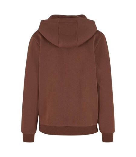Sweat À Capuche Femme Marron Foncé Urban Classics