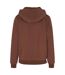 Sweat À Capuche Femme Marron Foncé Urban Classics-2
