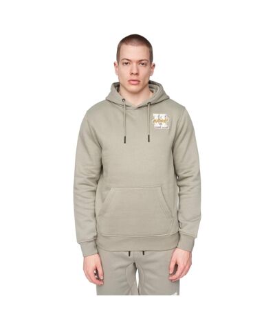 Sweat à capuche aitchen homme vieux vert kaki Henleys