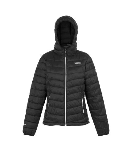 Veste à capuche hillpack femme noir / gris phoque Regatta