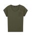 T-Shirt kaki femme tbs zildotee-1
